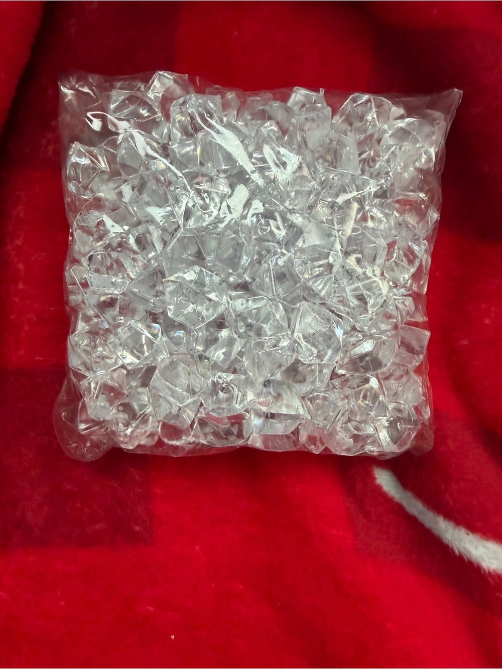 Clear Decorative Acrylic diamond shaped Accent for Displays or table scatter